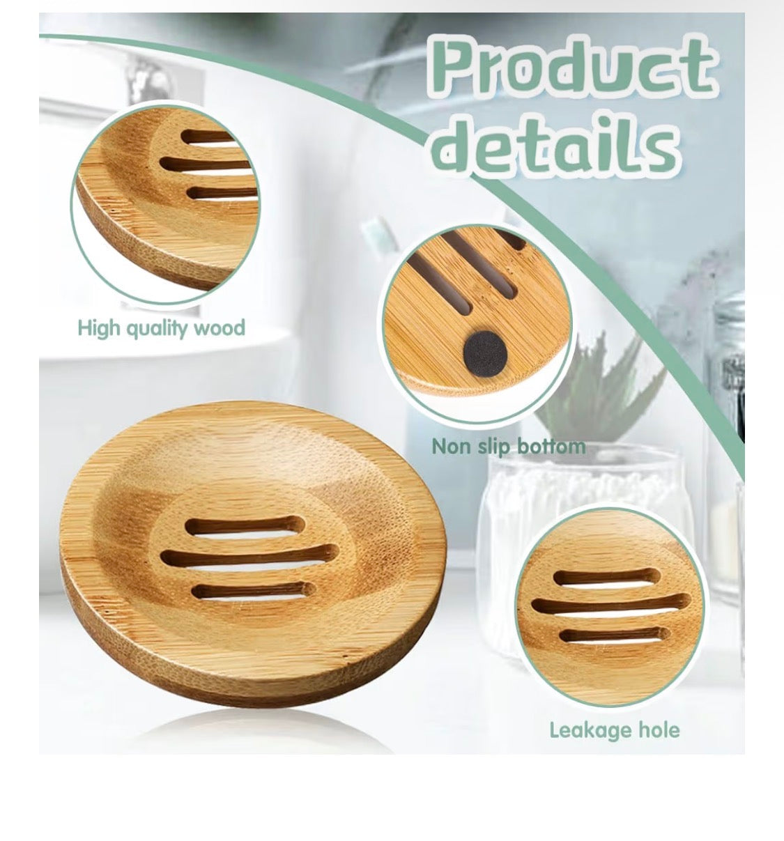 Bamboo shampoo bar saver