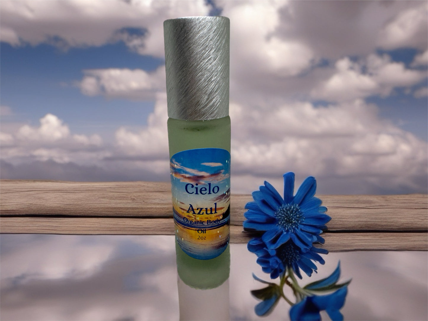 Cielo Azul Organic oil fragrance Roller