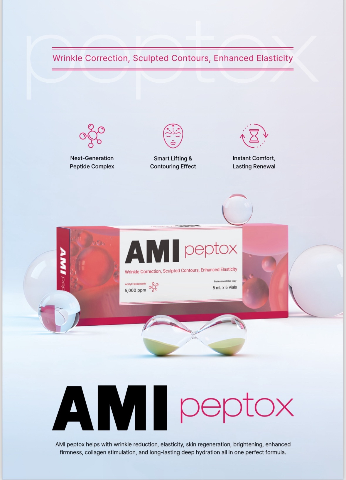 Ami Peptox skin booster vials