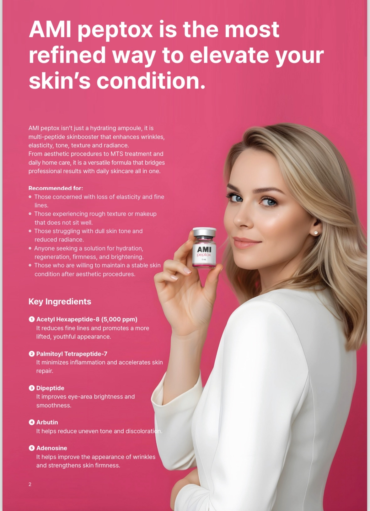 Ami Peptox skin booster vials
