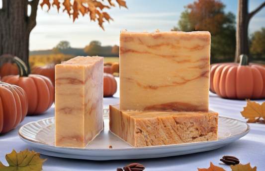 New! Pumpkin crunch Handmade soap